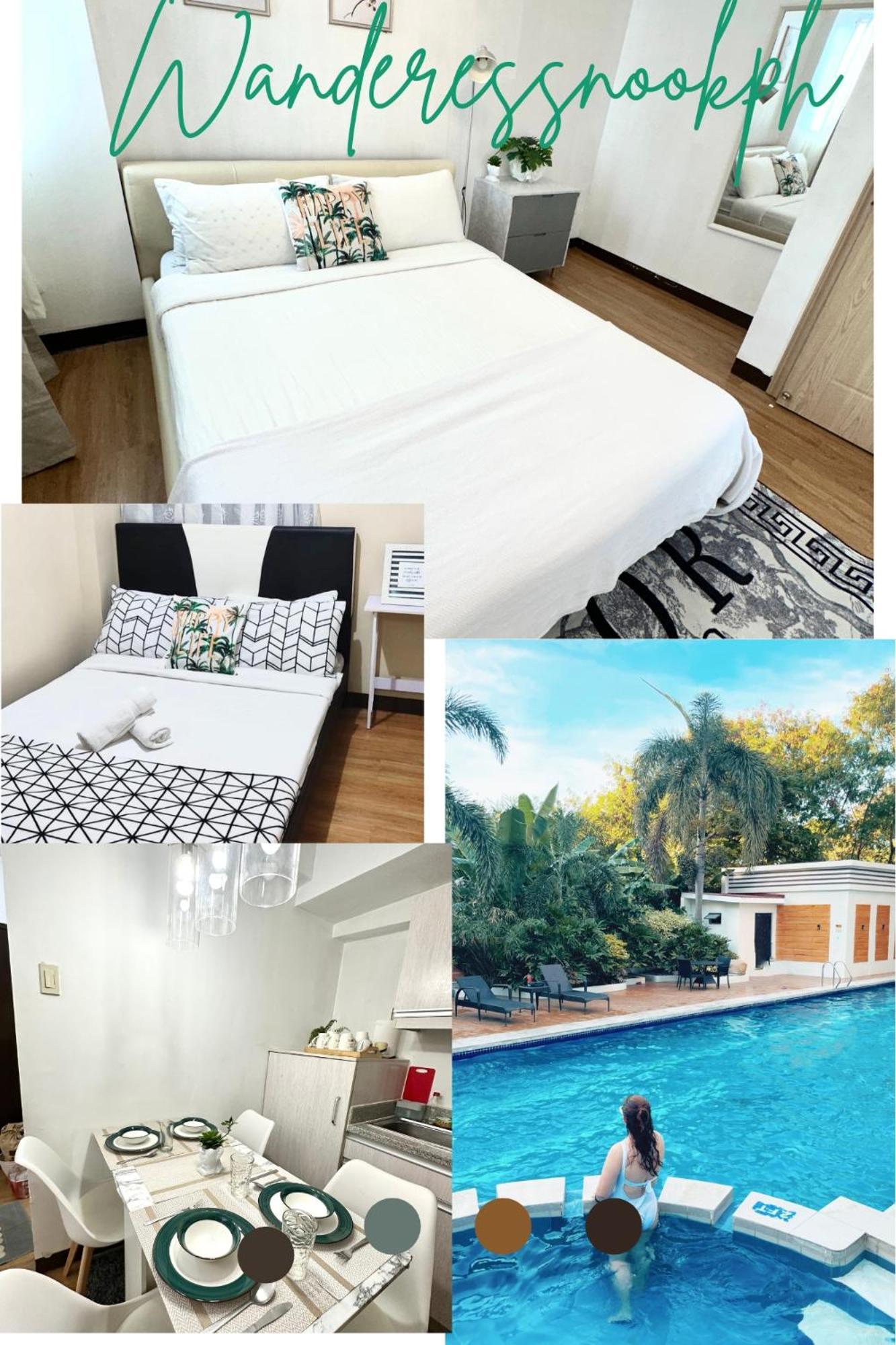 Paranaque City Lancris Residences 2 Bedroom Entire Apartment Near Airport With Pool מראה חיצוני תמונה